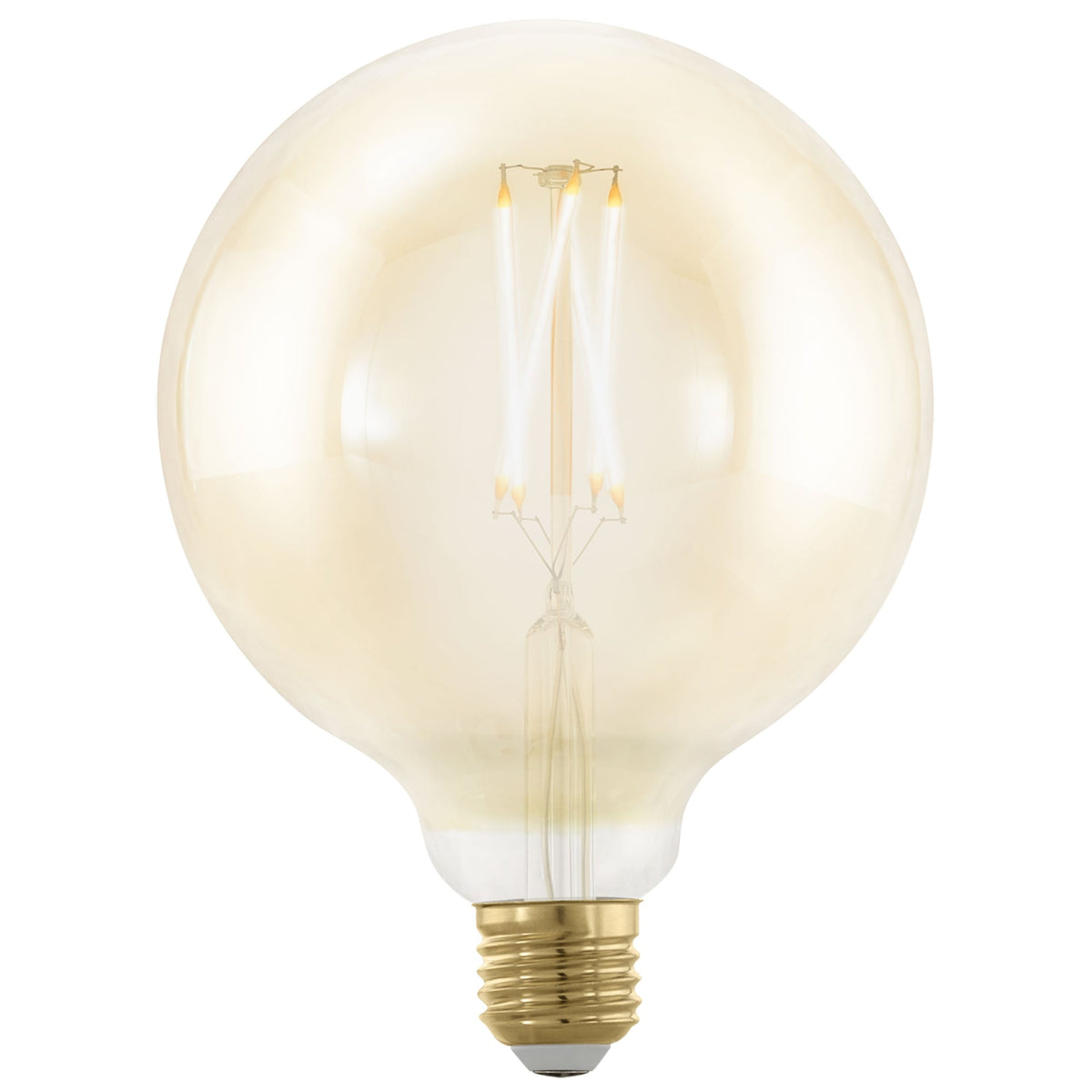 E27 Amber Extra Warm 125mm Globe LED 4W 1700K 300lm