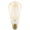 E27 Amber Dimmable Extra Warm Pear Shaped LED With 4W 1700K 320lm