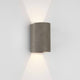 Dunbar 160 LED Up and Down Exterior Wall Light in Concrete