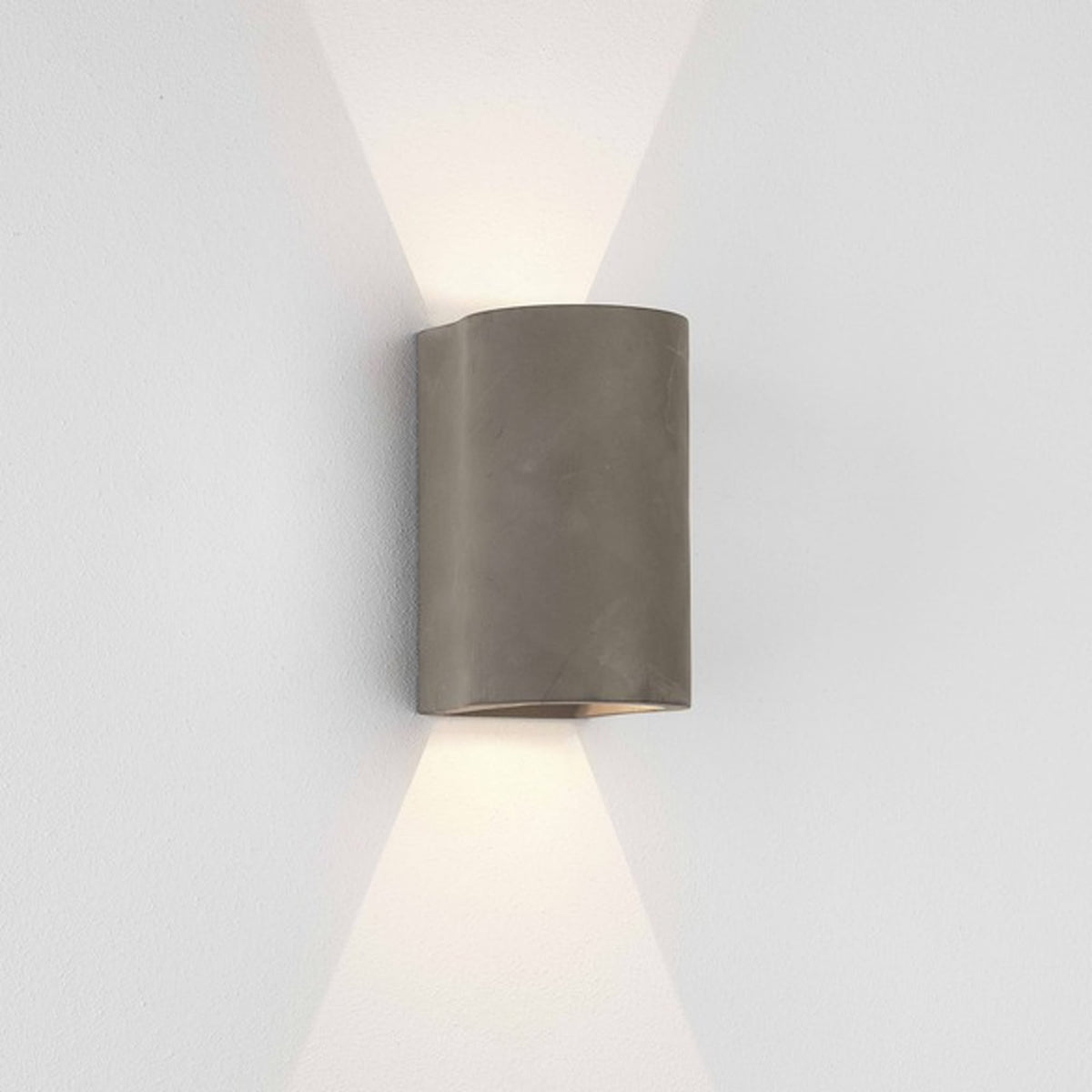 Dunbar 160 LED Up and Down Exterior Wall Light in Concrete