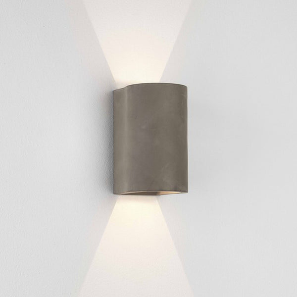 Dunbar 160 LED Up and Down Exterior Wall Light in Concrete