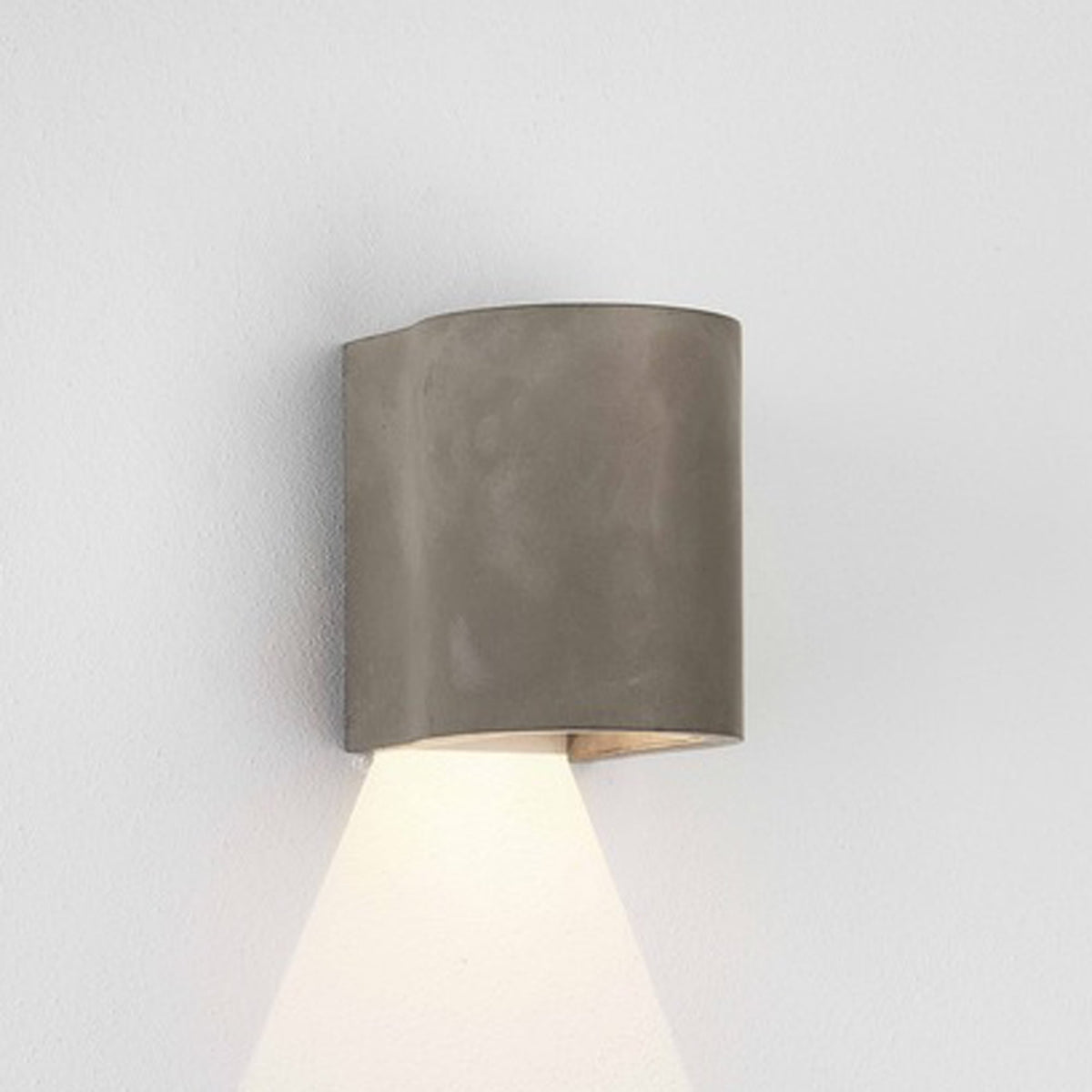 Dunbar 120 LED Down Exterior Wall Light in Concrete