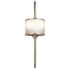 Mona IP44 2 Light Small Wall Light in Classic Pewter