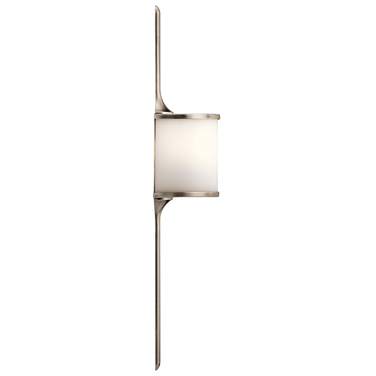 Mona IP44 2 Light Small Wall Light in Classic Pewter