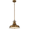 Emery Pendant Light in Weathered Brass