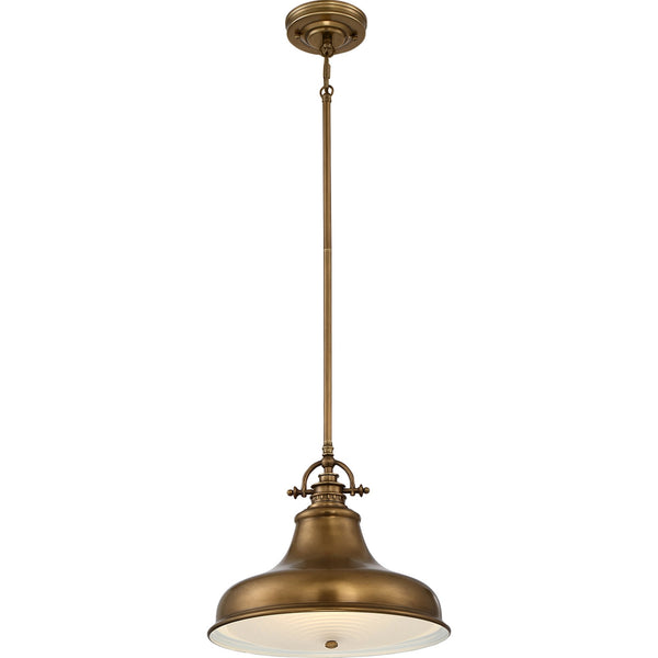 Emery Pendant Light in Weathered Brass