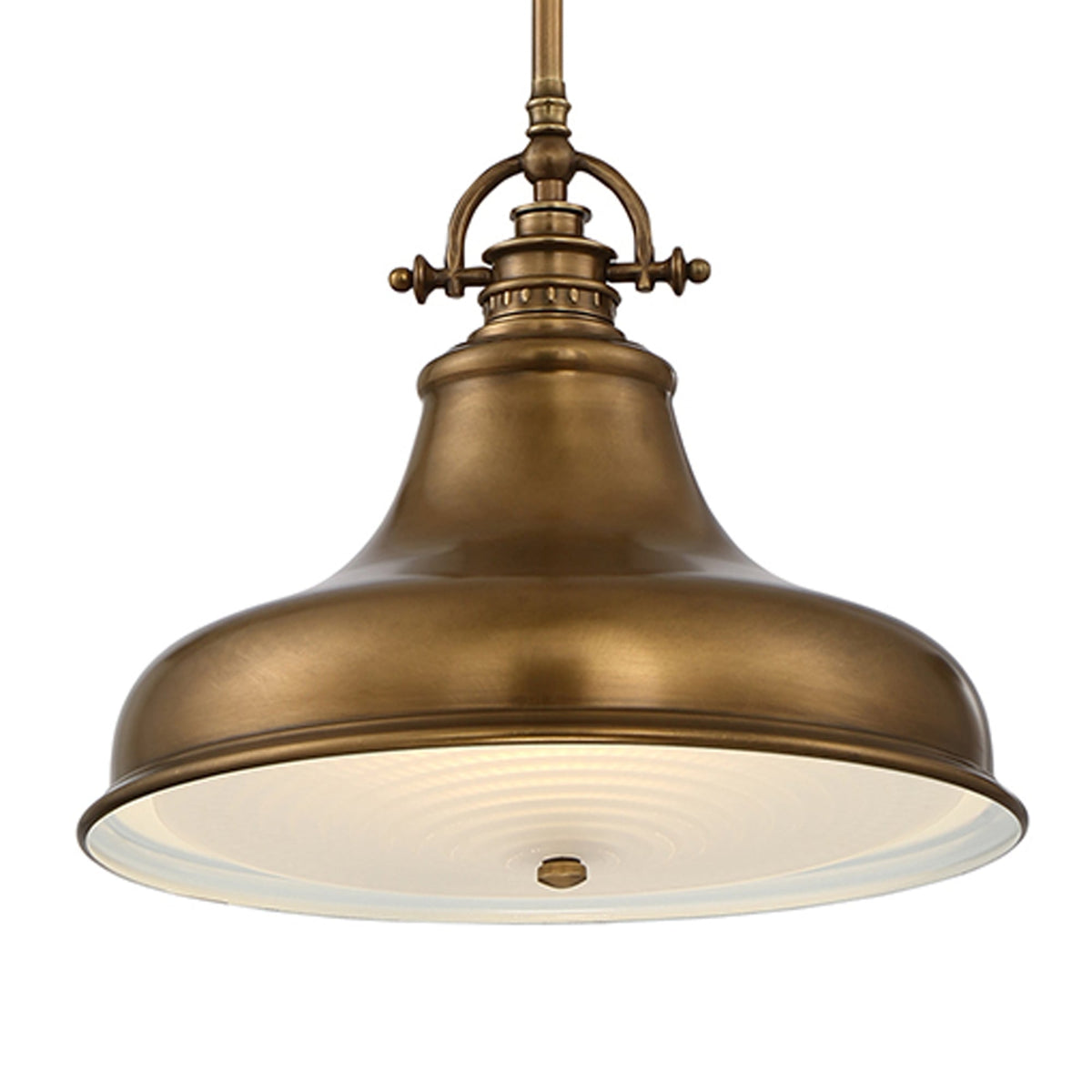 Emery Pendant Light in Weathered Brass