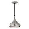 Beso Medium Steel Pendant in Brushed Steel