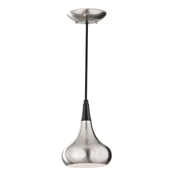 Beso Small Steel Pendant in Brushed Steel