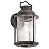 Ashland Bay Medium Outdoor Wall Lantern in Weathered Zinc