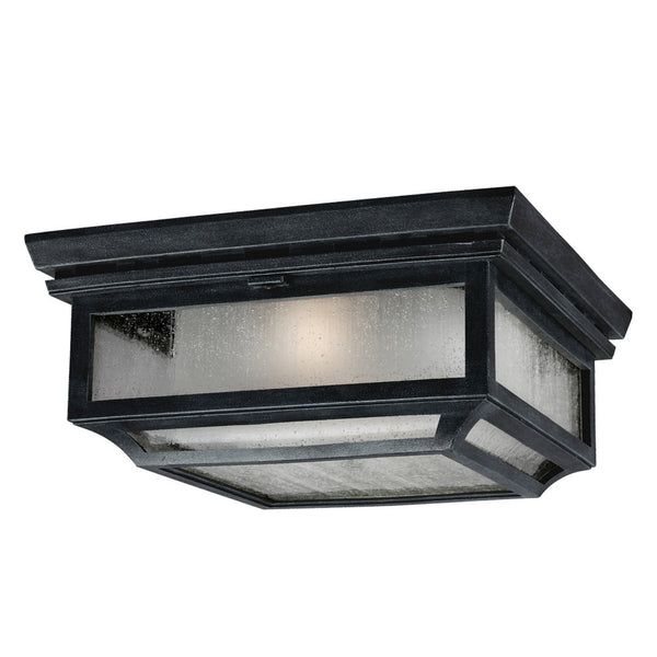 Shepherd Coastal 2 Light Ceiling Light in Dark Weathered Zinc