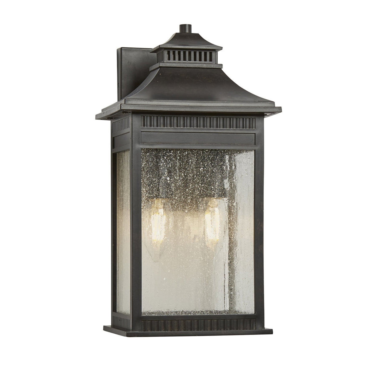 Livingston Medium Coastal Wall Lantern in Imperial Bronze