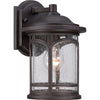 Marblehead Small Outdoor Wall Lantern in Palladian Bronze