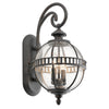 Halleron 2 Light Outdoor Wall Lantern in Londonderry