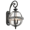 Halleron 3 Light Outdoor Wall Lantern in Londonderry