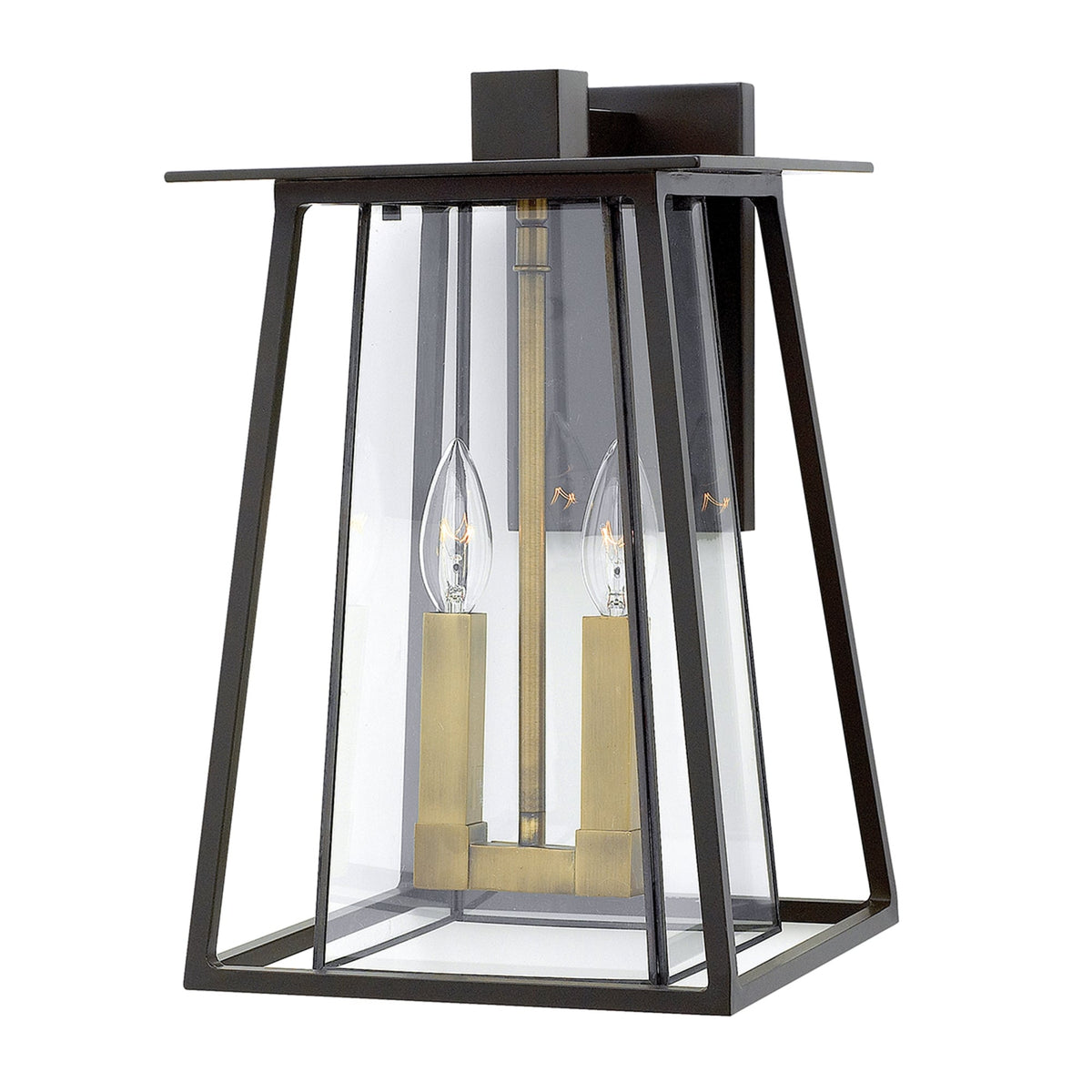 Walker Large Outdoor Wall Lantern in Buckeye Bronze
