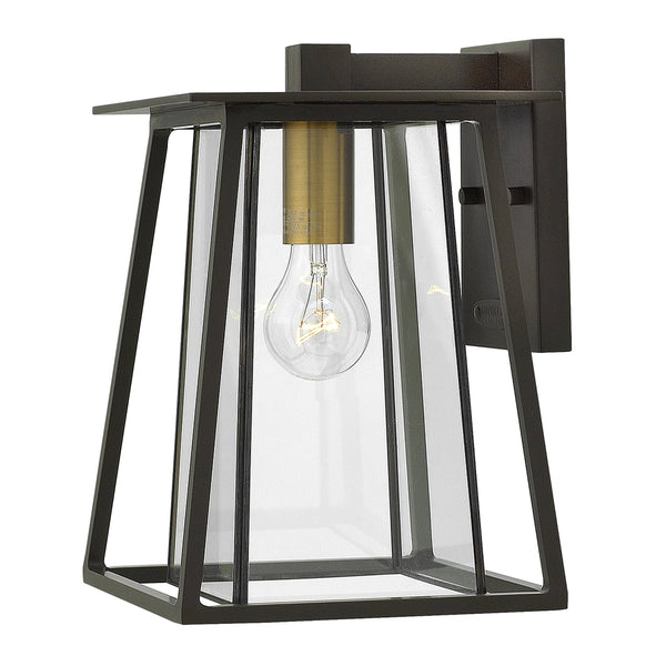 Walker Medium Outdoor Wall Lantern in Buckeye Bronze