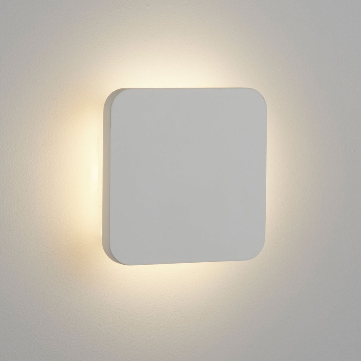 Gypsum 4W LED White Plaster Wall Light