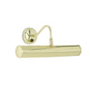Turner 2 Light 355mm Switched Picture Light in Brass Plate