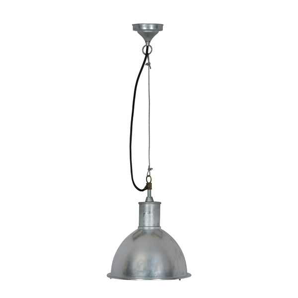 St Ives Bay Galvanised Outdoor Pendant Light