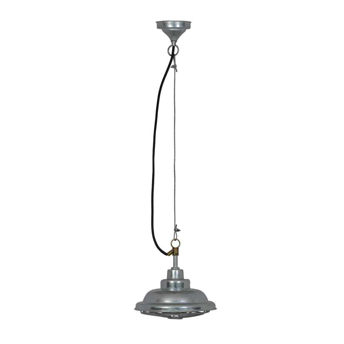 St Ives Mariner Galvanised Outdoor Pendant Light