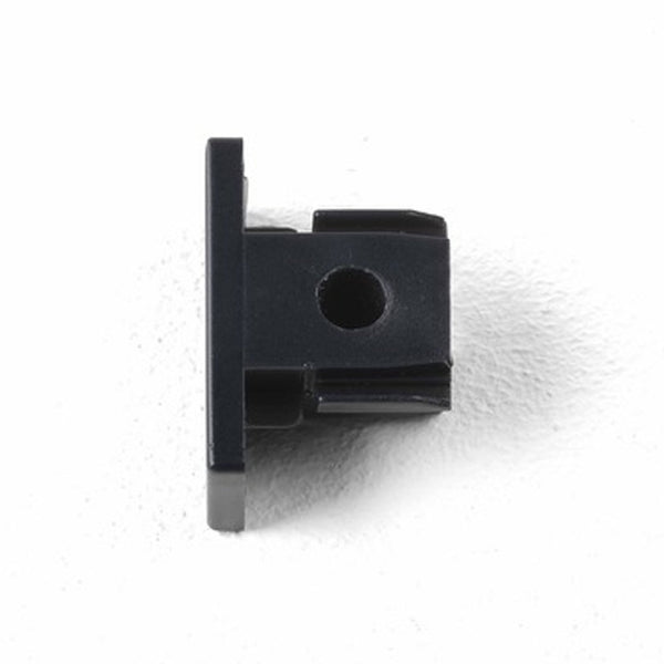 Track Lighting End Cap in Black