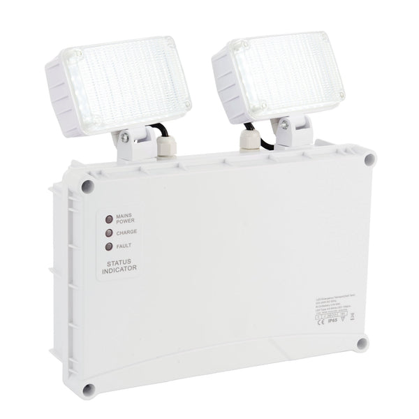 Sight Twin Exterior Spot 2 x 3W IP65 Non-Maintained Emergency Light