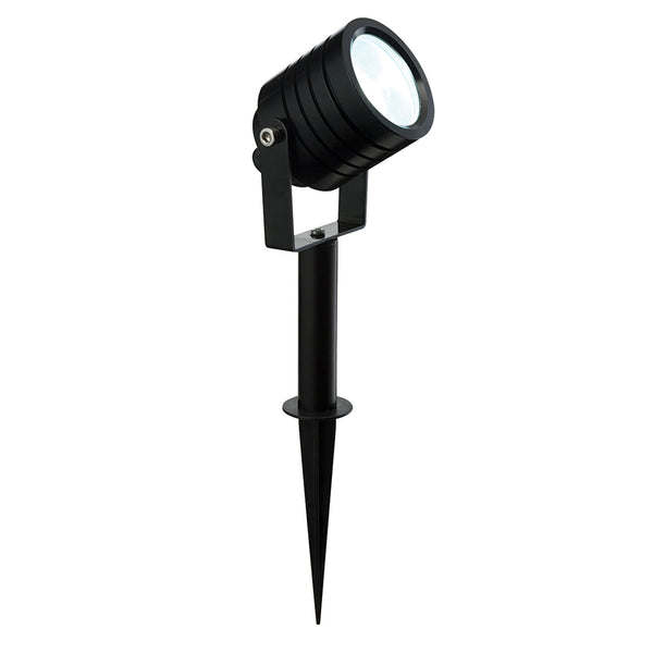 Luminatra IP65 4W 4000K Spike Light in Anodised Black