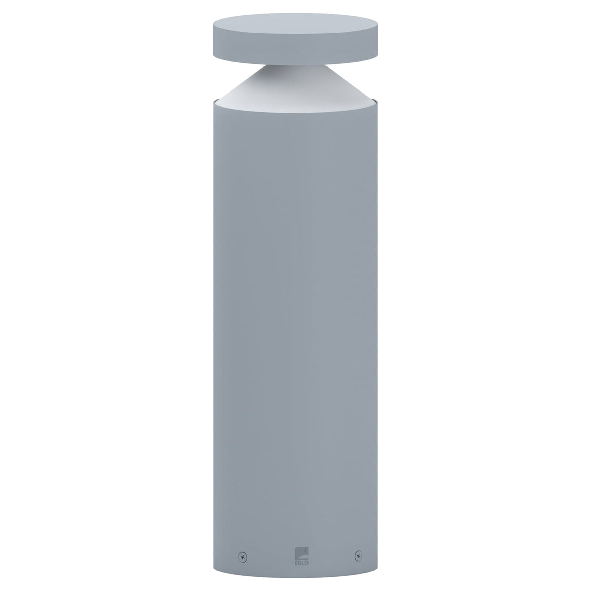 Melzo LED IP44 Outdoor Bollard Light in Silver