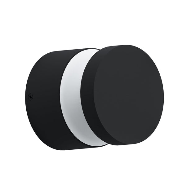 Melzo LED IP44 Outdoor Wall or Ceiling Light in Black