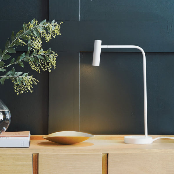 Enna LED Desk Lamp in Matt White