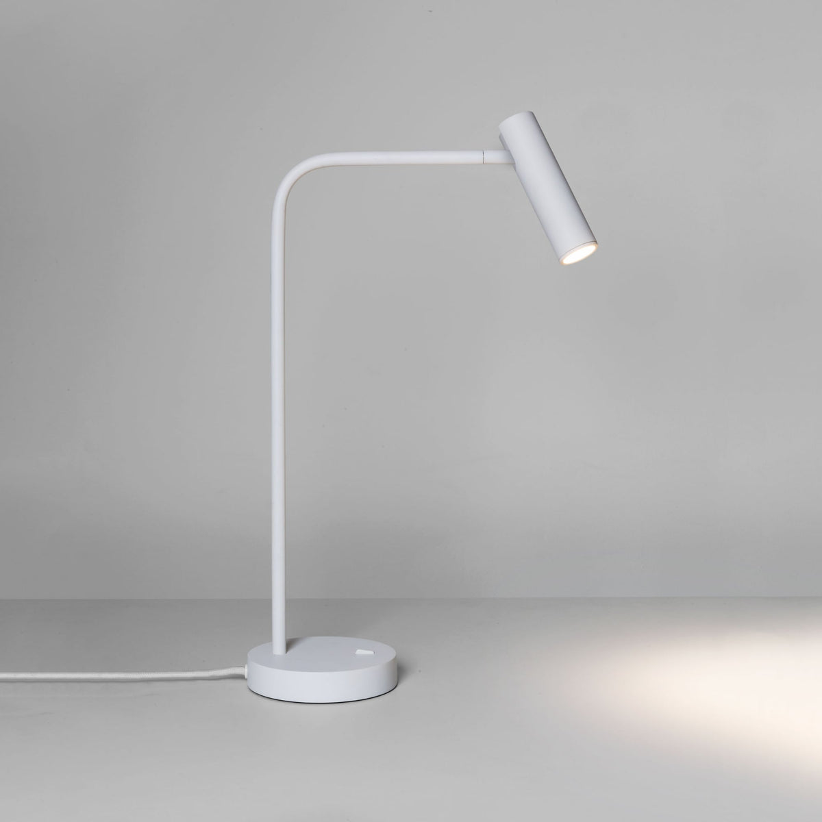 Enna LED Desk Lamp in Matt White