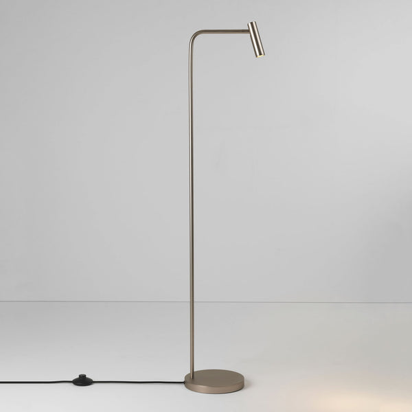 Enna LED Floor Lamp in Matt Nickel
