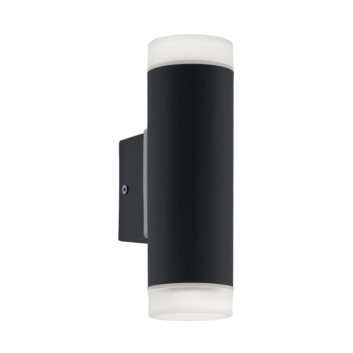 Riga LED Exterior Up and Down Wall Light in Black