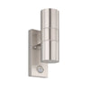 Riga 5 LED PIR Stainless Steel Up and Down Exterior Wall Light