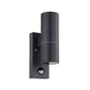 Riga 5 LED PIR Up and Down Exterior Wall Light in Anthracite