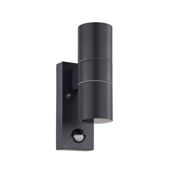 Riga 5 LED PIR Up and Down Exterior Wall Light in Anthracite