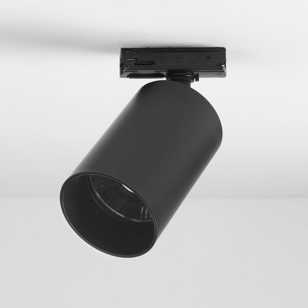 Can 75 Matt Black LED Track Spotlight