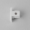 Track Lighting End Cap in White