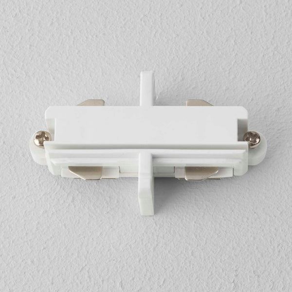 Track Lighting End to End Connector in White
