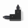 Track Lighting Left Connector in Black