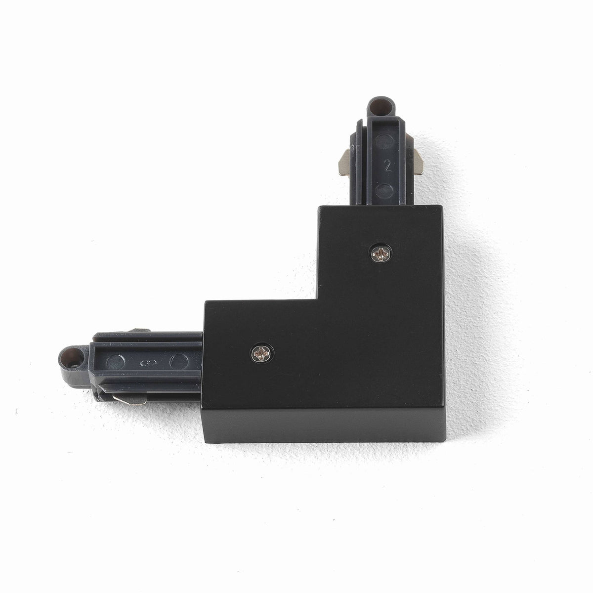 Track Lighting Left Connector in Black