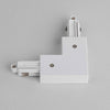 Track Lighting Right Connector in White