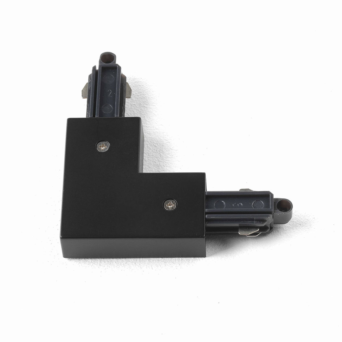 Track Lighting Right Connector in Black