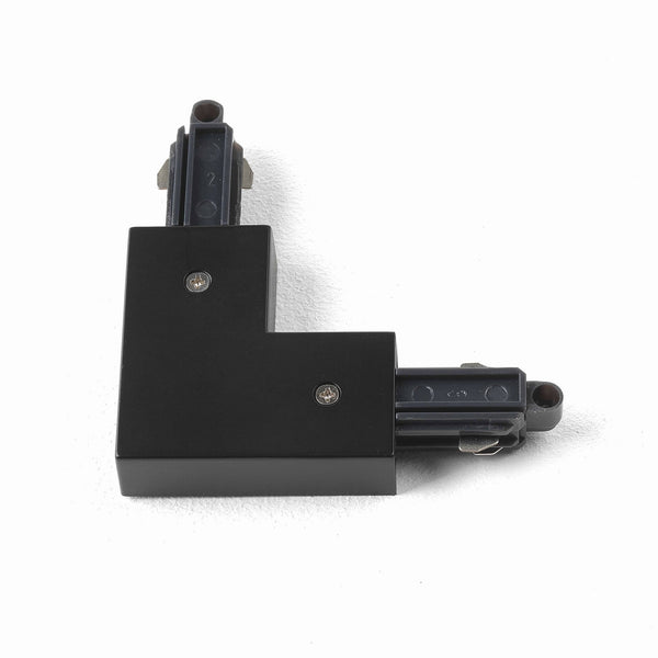 Track Lighting Right Connector in Black