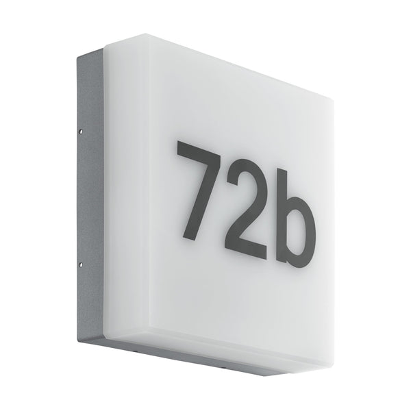 Cornale LED House Number Dusk Til Dawn Wall Light