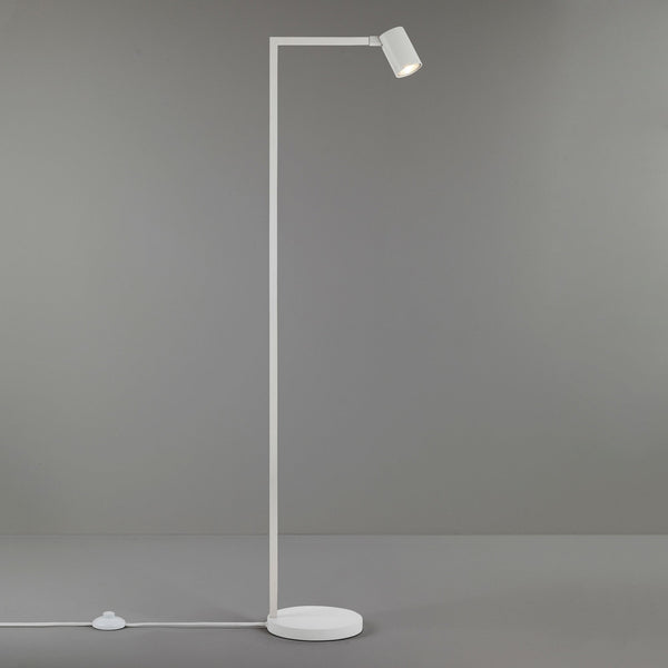 Ascoli Floor Lamp Switched in White