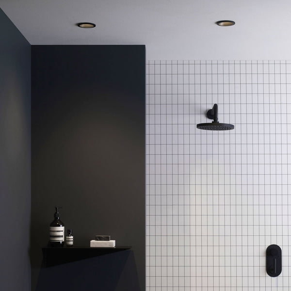 Minima 230v IP65 Recessed Downlight in Matt Black