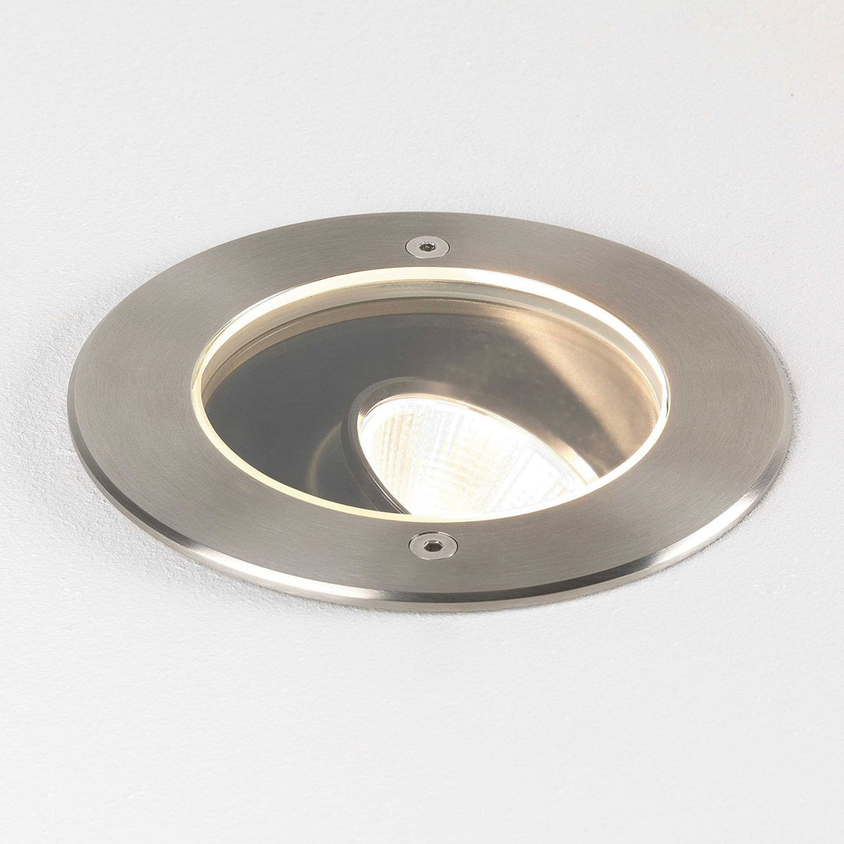 Cromarty 120 LED Adjustable Exterior Ground Light in Brushed Stainless Steel