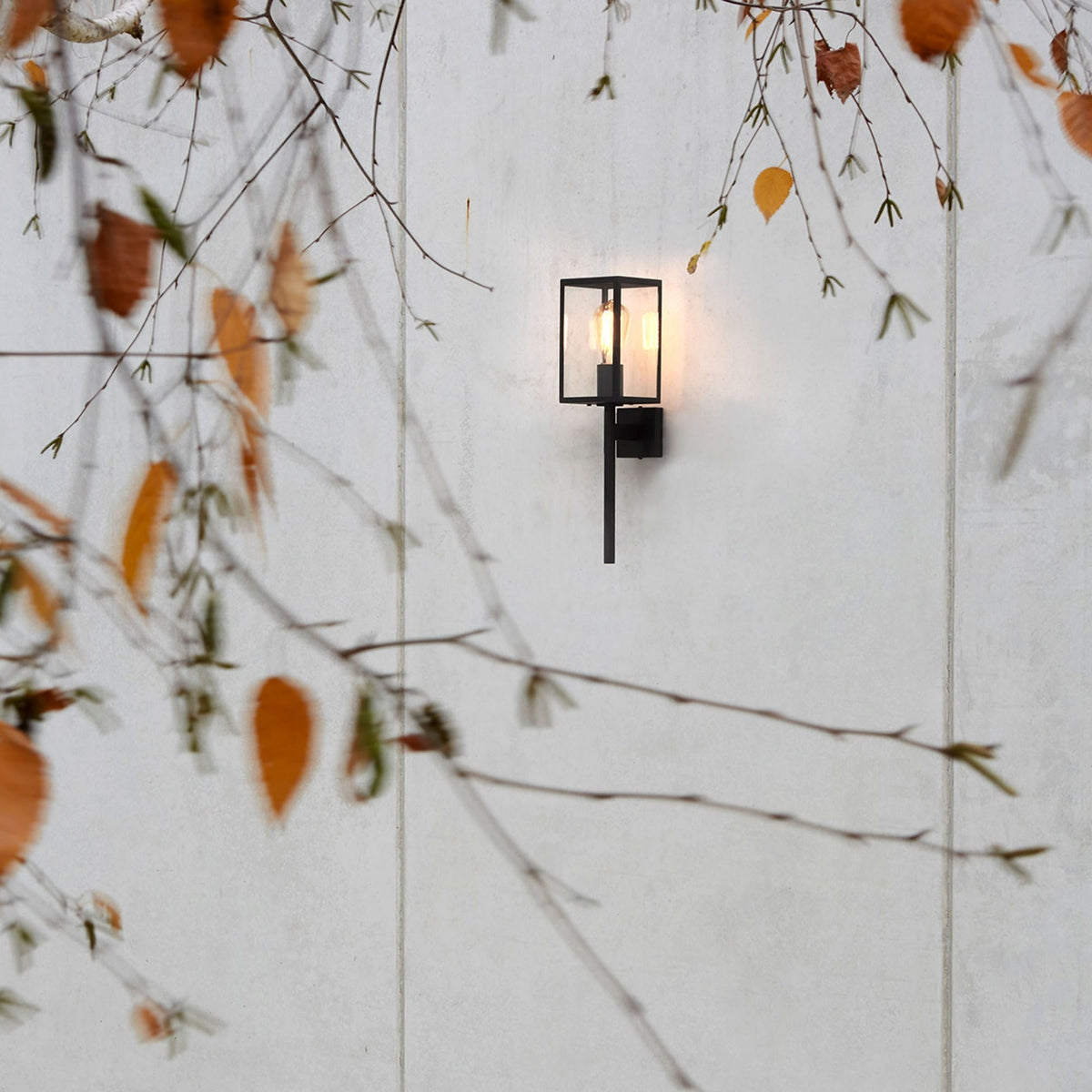 Coach 130 Exterior Wall Light in Black